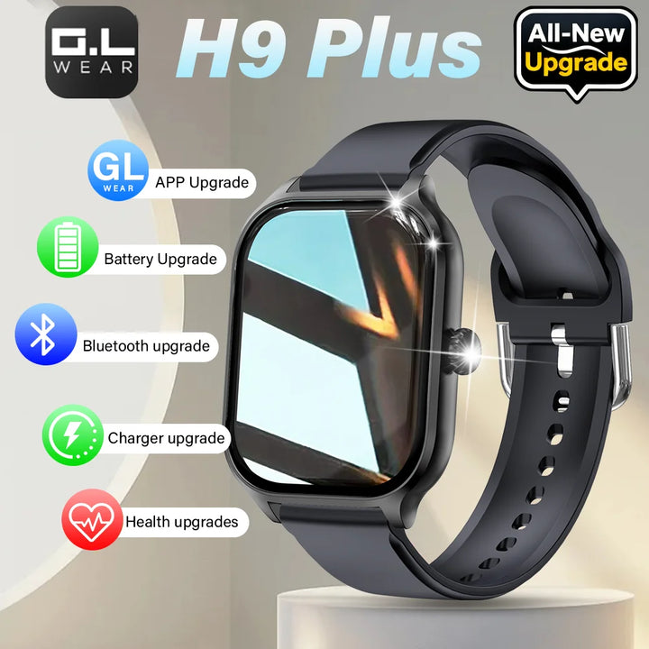 LAXASFIT New Smart Watch Bluetooth Talk Tracking Heart Rate Sleep Monitor Bluetooth Smart Watch Gifts for Men and Women